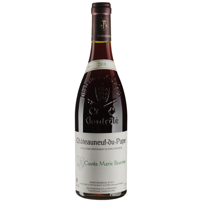 Вино Henri BonneauztrHK Chateauneuf-du-Pape Marie Beurrier / Шатоньоф-дю-Пап Марі Бьор’є 2018, червоне сухе, 0.75 л