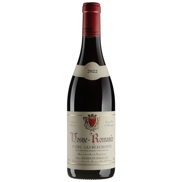 Вино Domaine Hudelot-Noellat Vosne Romanee 1er cru Les Beaumonts / Вон-Романе Прем'єр крю Ле Бомон 2022, червоне сухе, 0.75 л