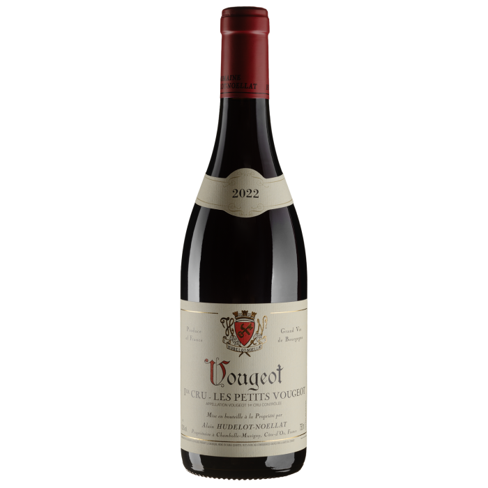 Вино Domaine Hudelot-Noellat Vougeot 1er cru Les Petits Vougeot / Вужо Прем'єр Крю Ле Пті Вужо 2022, червоне сухе, 0.75 л