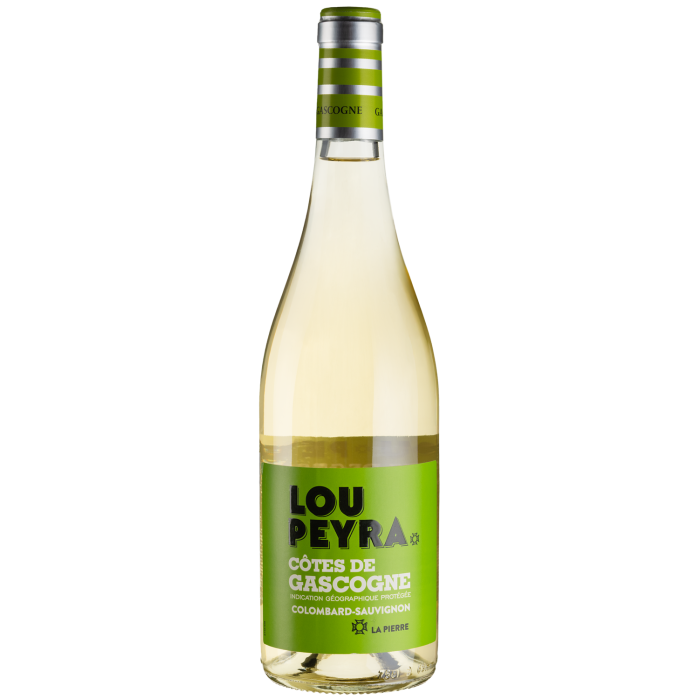 Вино Lou Peyra Colombard Sauvignon IGP Cotes De Gascogne / Коломбар Совіньйон IGP Кот Де Гасконь, біле сухе, 0.75 л