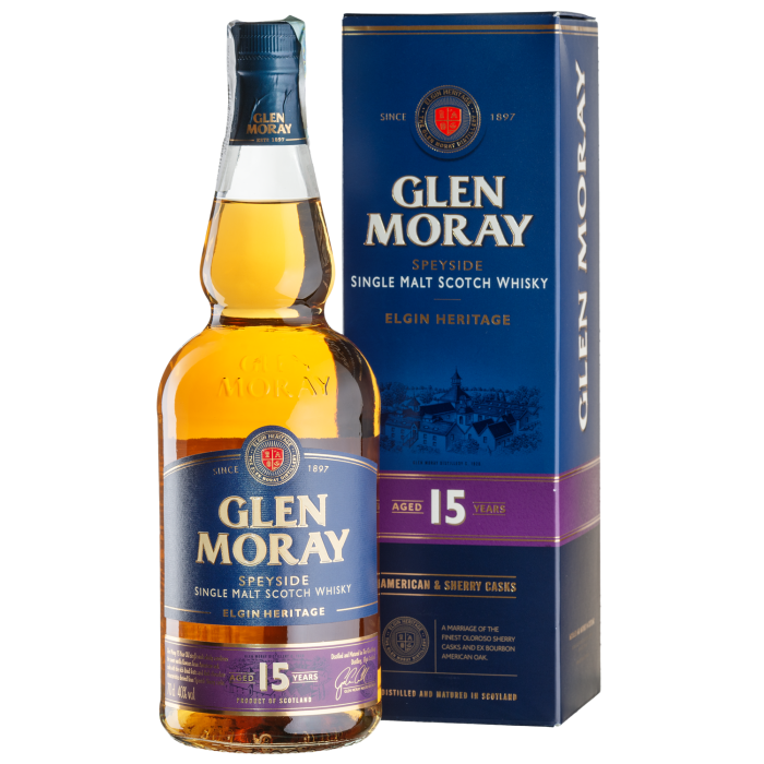 Віскі Glen Moray 15yo, gift box, 0.7 л