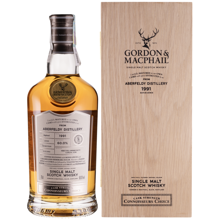 Віскі Gordon & MacPhail Aberfeldy Connoisseurs Choice, gift box 1991, 0.7 л