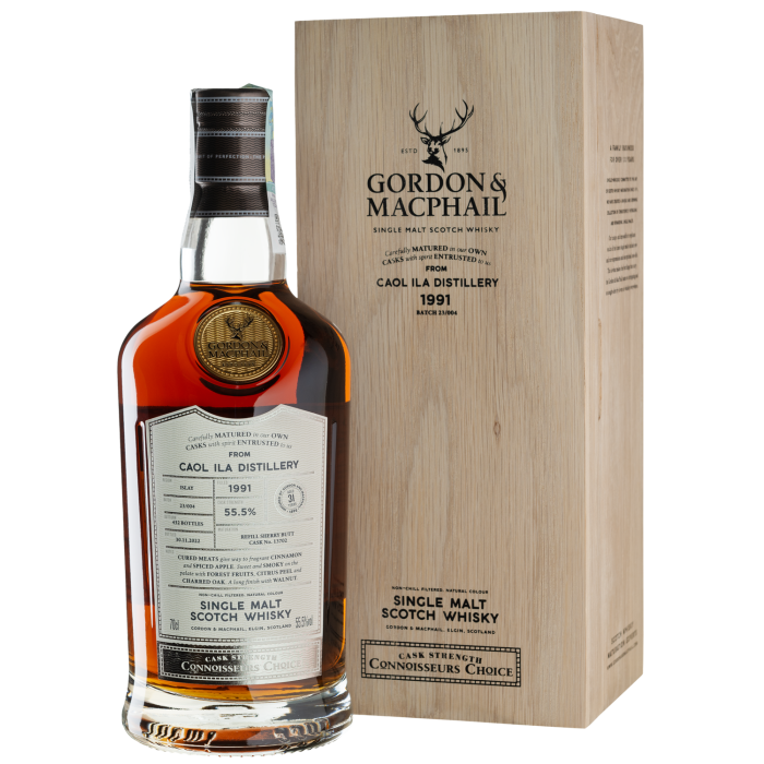 Віскі Gordon & MacPhail Caol Ila Connoisseurs Choice, gift box 1991, 0.7 л