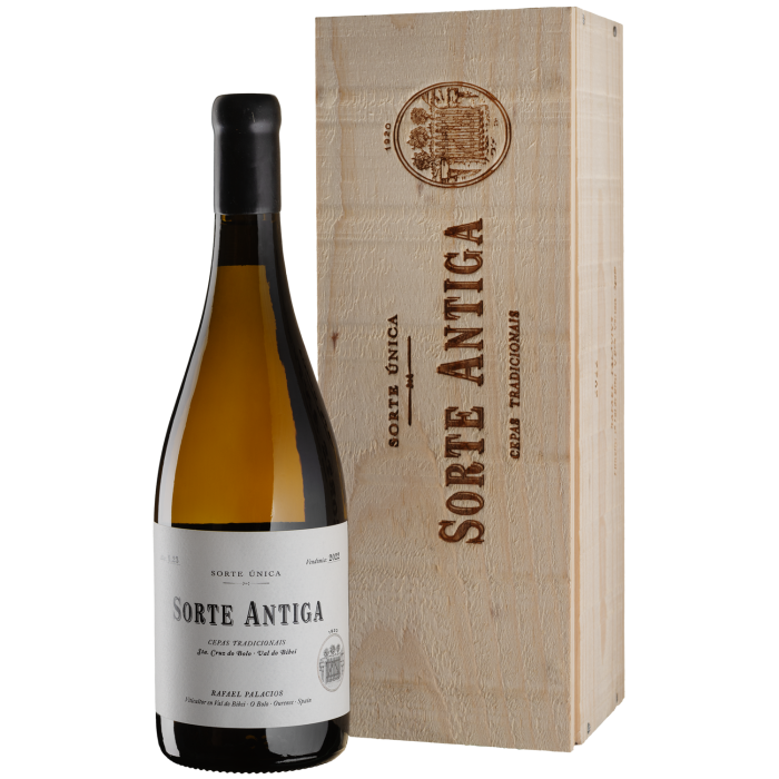 Вино Bodegas Rafael Palacios Sorte Antiga, wooden box / Сорте Антіга, дерев'яна коробка 2022, біле сухе, 0.75 л