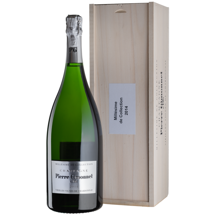 Шампанське Pierre Gimonnet & Fils Cuvee Millesime de Collection / Кюве Міллезім де Коллесьйон 2014, біле, 1.5 л