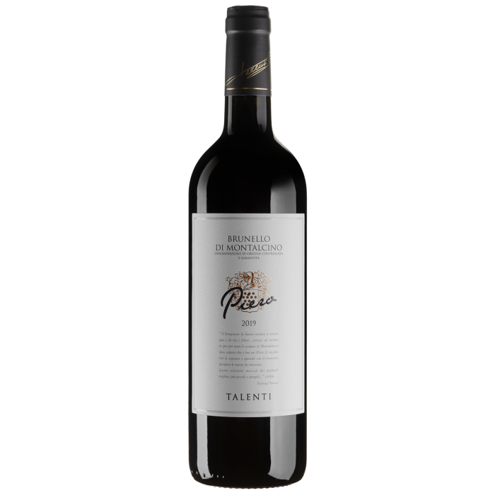 Вино Talenti Brunello di Montalcino Piero / Брунелло ді Монтальчіно П'єро 2019, червоне сухе, 0.75 л