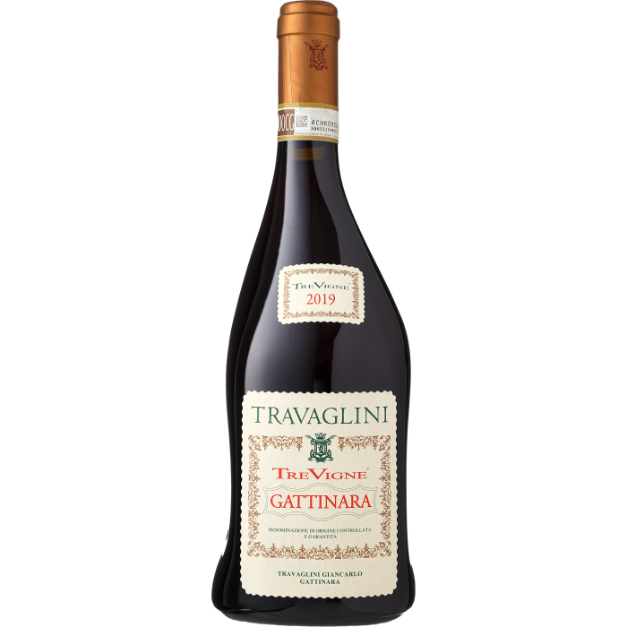 Вино Travaglini Gattinara TreVigne DOCG / Гаттінара ТреВін'є DOCG 2019, червоне сухе, 0.75 л