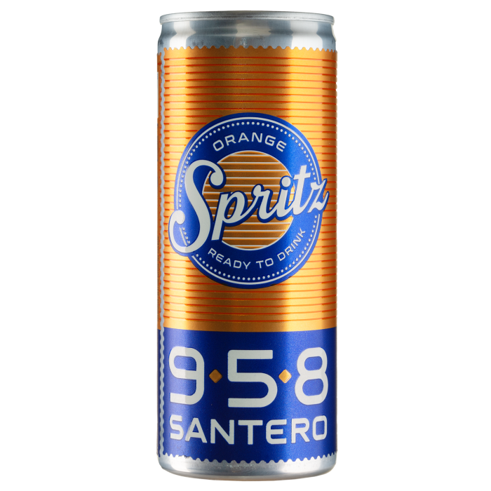 Ігристе Santero Spritz Ready To Drink / Коктейль ігристий винний Спрітц Реді Ту Дрінк 958 ж/б, 0.25 л