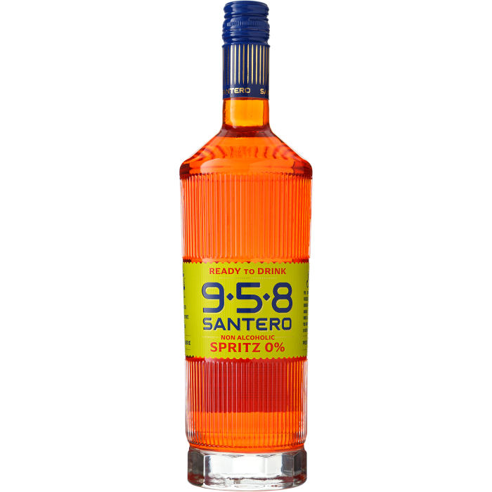Безалкогольне Ігристе Santero Spritz Ready To Drink Non-Acoholic Shiver bottle 958 / Коктейль б/а сер/г Спрітц Реді Ту Дрінк Нон-Алкоголік Шивер боттл 958, 0.75 л Безалкогольне Ігристе Santero Spritz Ready To Drink Non-Acoholic Shiver bottle 958 / Коктейль б/а сер/г Спрітц Реді Ту Дрінк Нон-Алкоголік Шивер боттл 958, 0.75 л