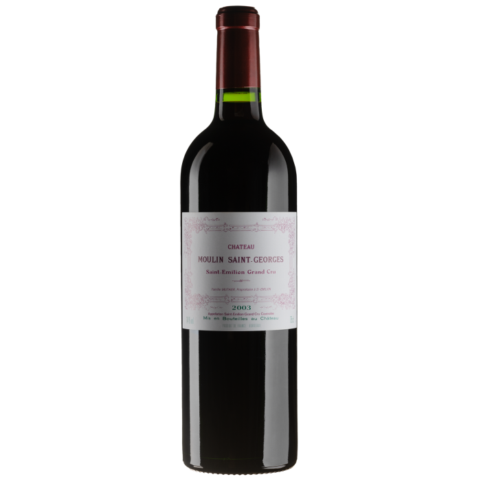 Вино Chateau Moulin St Georges Chateau Moulin Saint Georges / Шато Мулєн Сен Жорж 2003, червоне сухе, 0.75 л