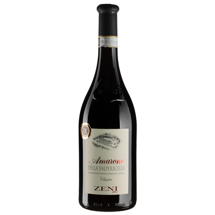 Вино Zeni Amarone della Valpolicella Classico / Амароне делла Вальполічелла Классіко 2021, червоне сухе, 0.75 л