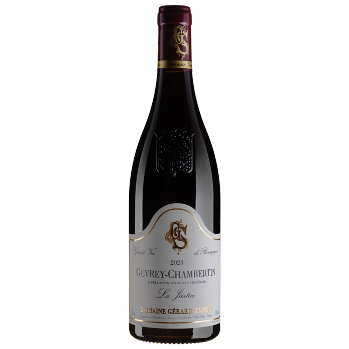Вино Gerard Seguin Gevrey-Chambertin La Justice / Жевре-Шамбертен Ля Жустіс 2023, червоне сухе, 0.75 л
