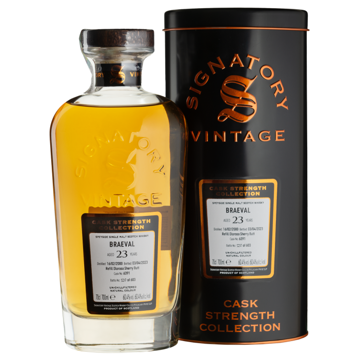 Віскі Signatory Braeval Cask Strength, 0.7 л