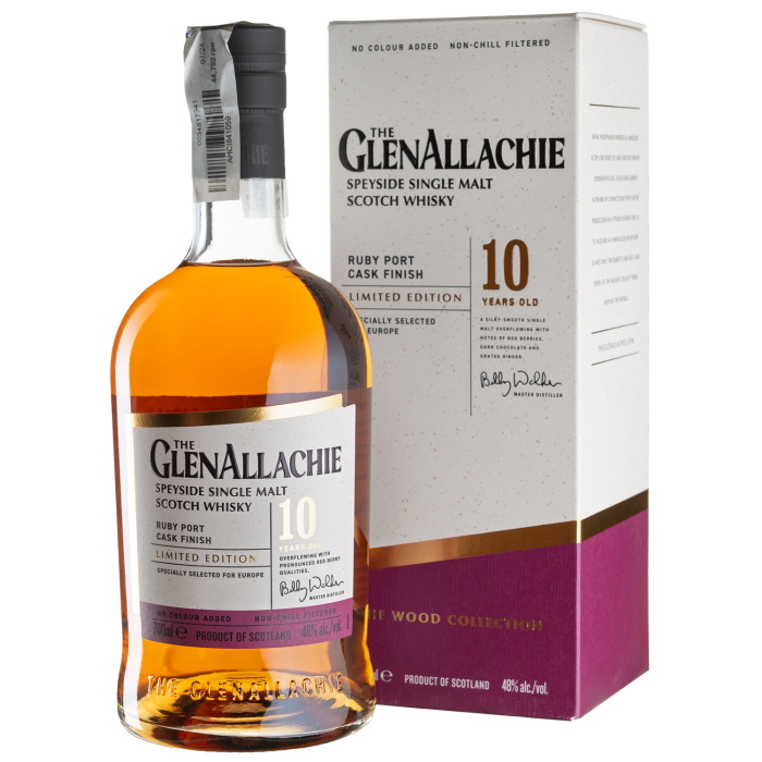 Віскі GlenAllachie 10yo Ruby Port Cask Finish, 0.7 л