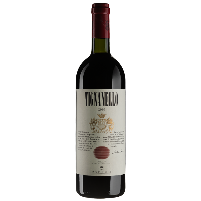 Вино Marchesi Antinori Tignanello / Тігнанелло 2001, червоне сухе, 0.75 л Вино Marchesi Antinori Tignanello / Тігнанелло 2001, червоне сухе, 0.75 л
