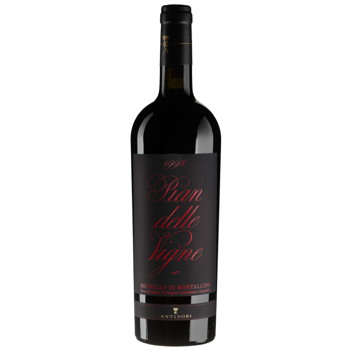 Вино Marchesi Antinori Pian Delle Vigne Brunello di Montalcino / Піен Делле Віньє Брунелло ді Монтальчіно 1998, червоне сухе, 0.75 л