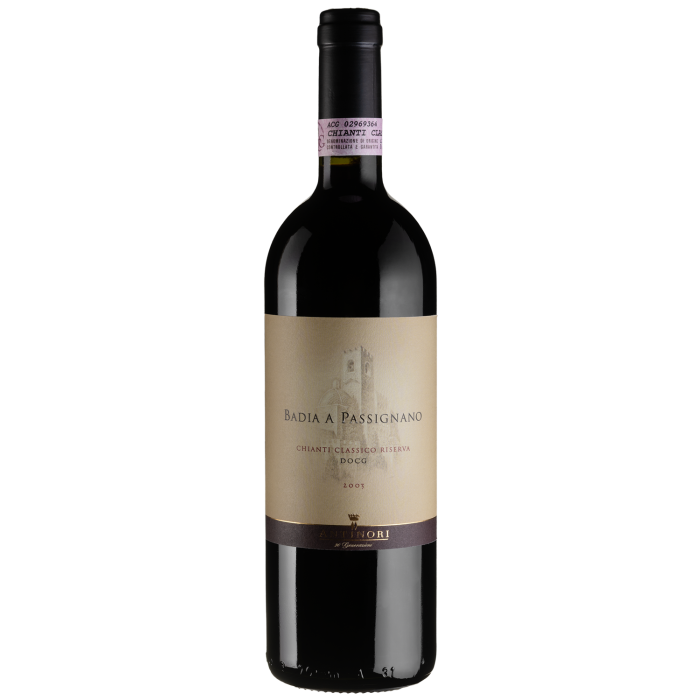 Вино Marchesi Antinori Badia a Passignano Chianti Classico Gran Selezione / Бадіа а Пассін`яно К'янті Класіко Гран Селіціоне 2003, червоне сухе, 0.75 л