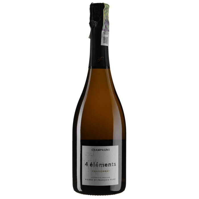 Шампанське Champagne Hure Freres 4 Elements Chardonnay "Les Blanches Voies" / 4 Елементс Шардоне "Лє Бланш Вуа" 2018, біле, 0.75 л