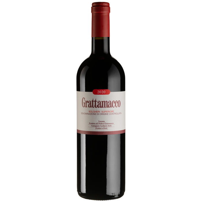 Вино Grattamacco Grattamacco Rosso / Граттамакко 2020, червоне сухе, 0.75 л Вино Grattamacco Grattamacco Rosso / Граттамакко 2020, червоне сухе, 0.75 л
