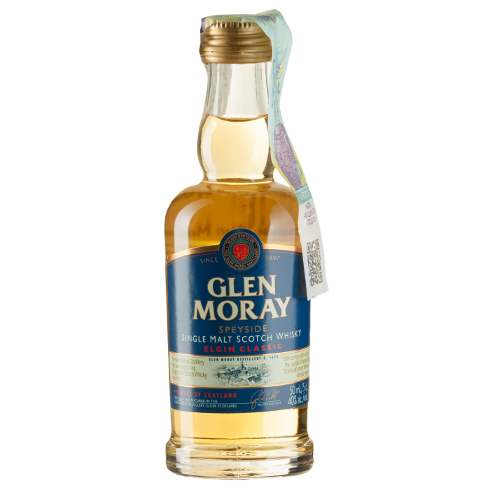 Віскі Glen Moray Classic, 0.05 л Віскі Glen Moray Classic, 0.05 л