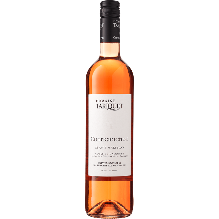 Вино Domaine Tariquet Contradiction / Контрадіксьон, рожеве сухе, 0.75 л