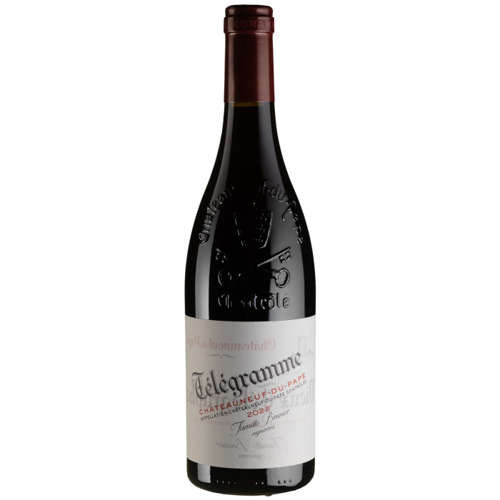 Вино Vieux Telegraphe Chateauneuf-du-Pape Telegramme / Шатоньоф-дю-Пап Телеграм 2022, червоне сухе, 0.75 л