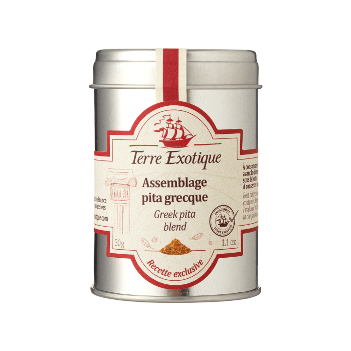 Суміш спецій Грецька піта 30г, Terre Exotique