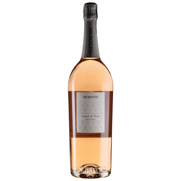 Ігристе Merotto Grani Rosa Di Nero Rose Brut / Грані Роза Ді Неро, рожеве, 1.5 л