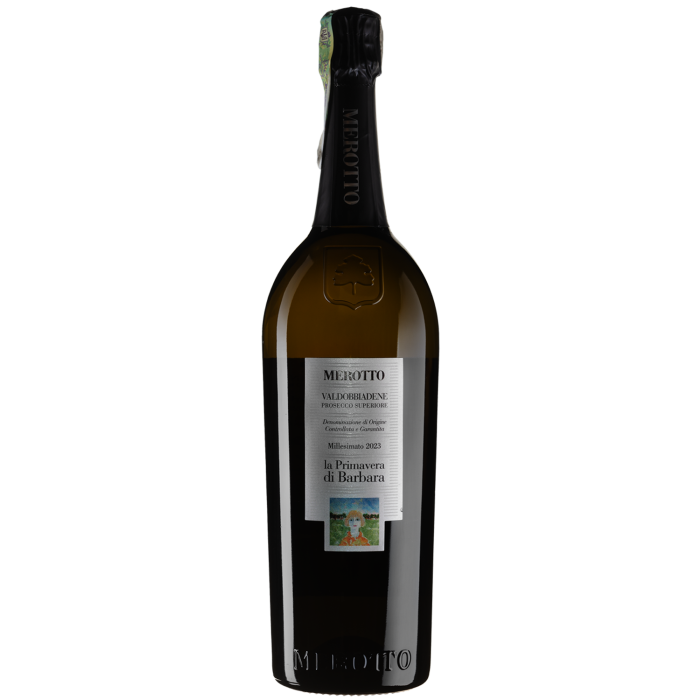 Ігристе Merotto La Primavera Di Barbara Millesimato Prosecco Superiore Dry / Ла Прімавера Ді Барбара Міллезімато Просекко Суперіоре, біле, 1.5 л