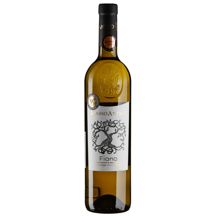 Вино Masso Antico Fiano Salento IGT Da Uve Leggermente Appassite / Фіано Саленто IGT Да Уве Леджерменте Аппассіте, біле напівсухе, 0.75 л
