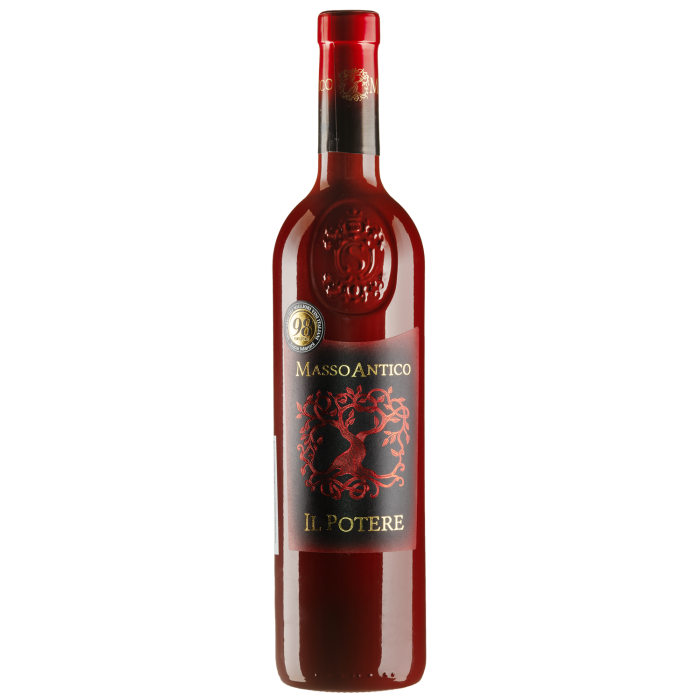 Вино Masso Antico Rosso Puglia IGT "Il Potere" / Россо Пулія IGT "Іль Потере", червоне напівсухе, 0.75 л