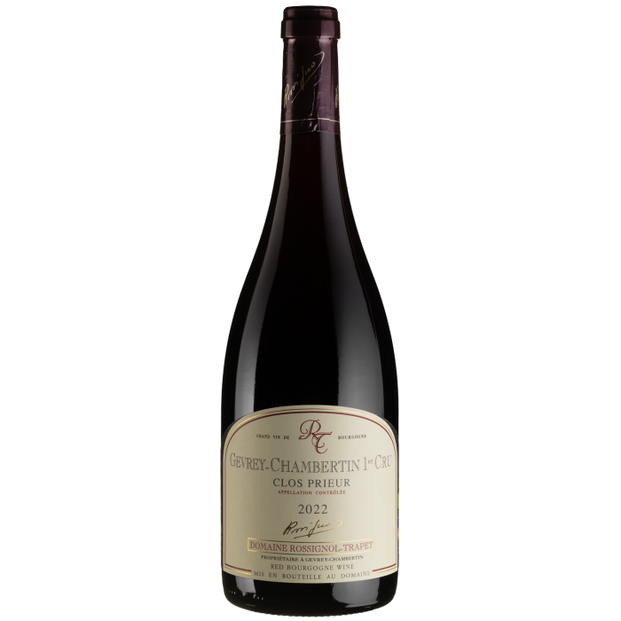 Вино Domaine Rossignol Trapet Gevrey-Chambertin 1er Cru Clos Prieur / Жевре Шамбертен Прем'єр Крю Кло Прієр 2022, червоне сухе, 0.75 л