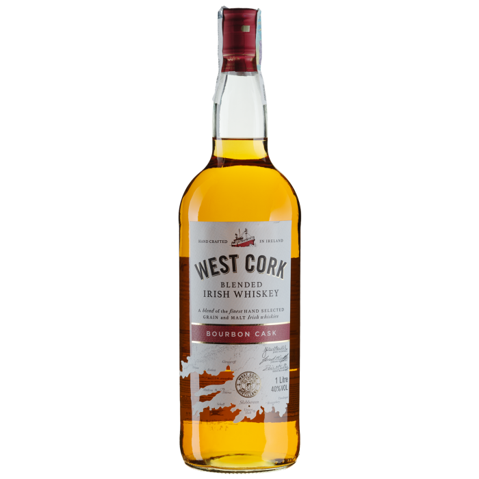 Віскі West Cork Bourbon Cask, 1 л Віскі West Cork Bourbon Cask, 1 л