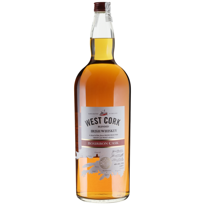 Віскі West Cork Bourbon Cask, 4.5 л Віскі West Cork Bourbon Cask, 4.5 л