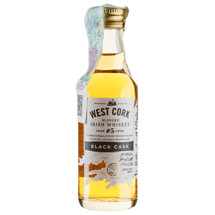 Віскі West Cork Black Cask, 0.05 л Віскі West Cork Black Cask, 0.05 л