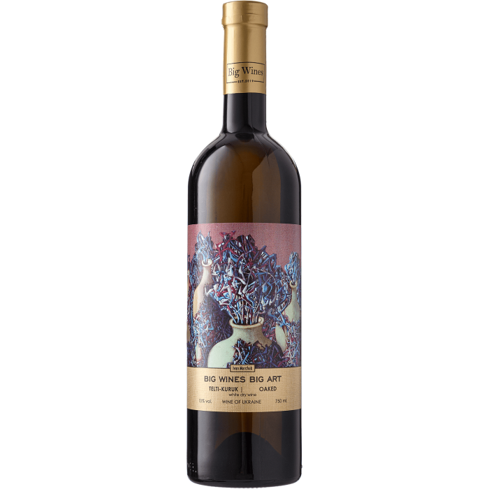 Вино Big Wines Big Art Telti-Kuruk Oaked / Біг Арт Tельті Курук Оакд, біле сухе, 0.75 л