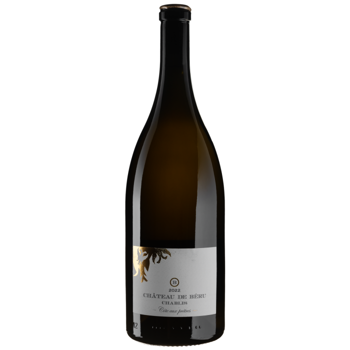 Вино Chateau de Beru Chablis Cote Aux Pretres / Шаблі Кот О Претр 2022, біле сухе, 1.5 л