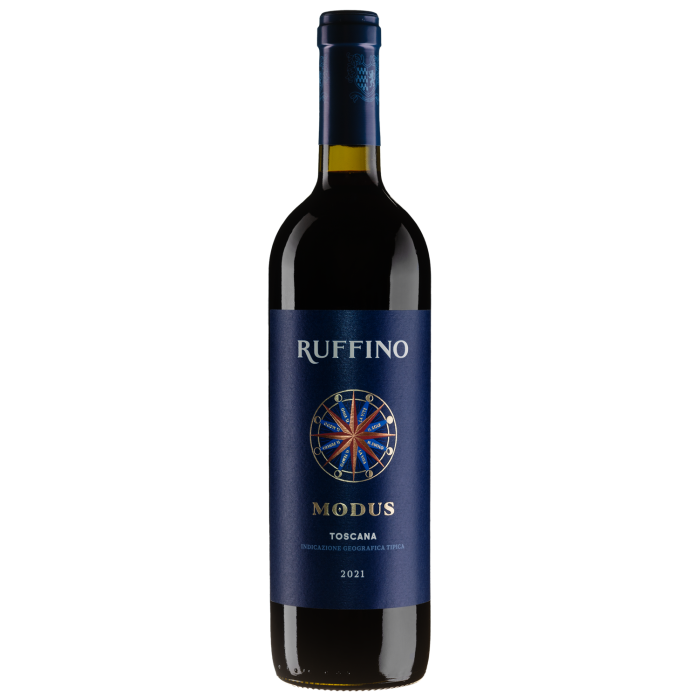 Вино Ruffino Modus / Модус 2021, червоне сухе, 0.75 л