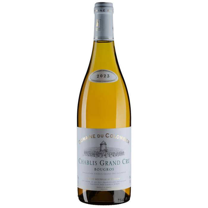 Вино Domaine Du Colombier Chablis Grand Cru Bougros / Шаблі Гран Крю Бугро 2023, біле сухе, 0.75 л Вино Domaine Du Colombier Chablis Grand Cru Bougros / Шаблі Гран Крю Бугро 2023, біле сухе, 0.75 л