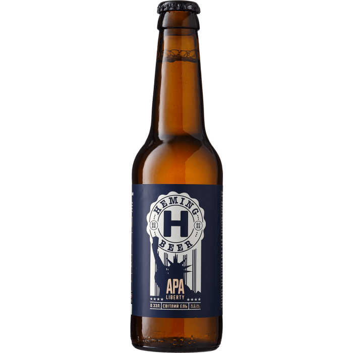 Пиво Heming Liberty American Pale Ale, 0.33 л Пиво Heming Liberty American Pale Ale, 0.33 л