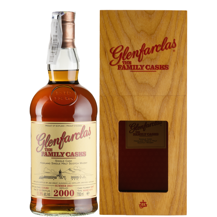 Віскі Glenfarclas The Family Cask, wooden box 2000, 0.7 л