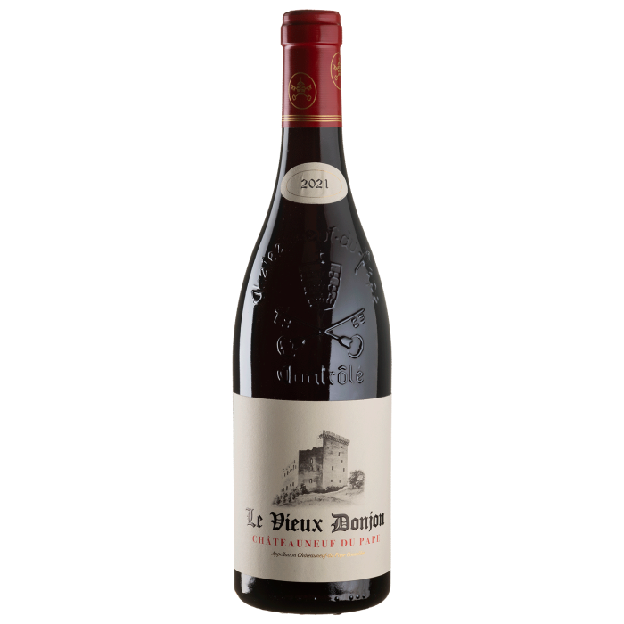 Вино Le Vieux Donjon Chateauneuf-du-Pape / Шатоньоф-дю-Пап 2021, червоне сухе, 0.75 л