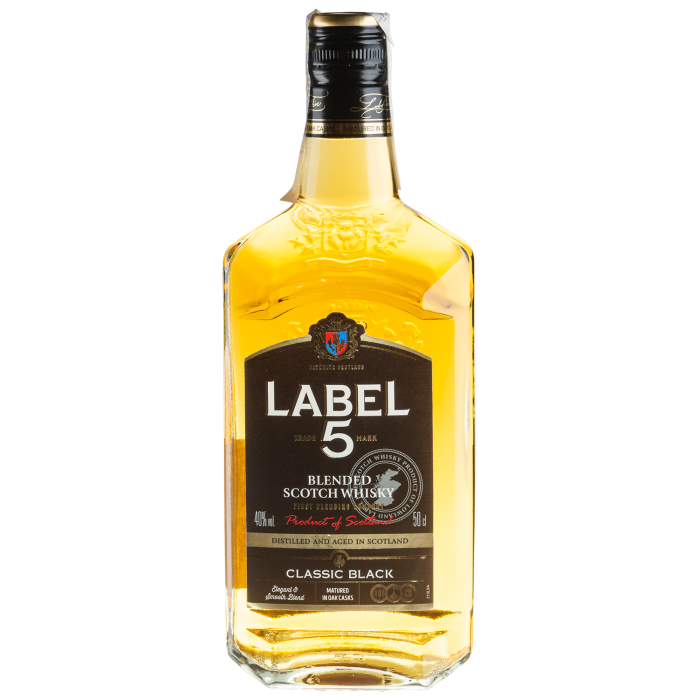 Віскі Label 5 Classic Black, 0.5 л