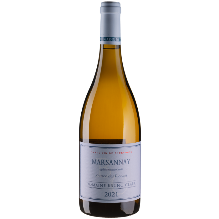 Вино Domaine Bruno Clair Marsannay Blanc Source des Roches / Марсаней Блан Сорс де Рочі 2021, біле сухе, 0.75 л