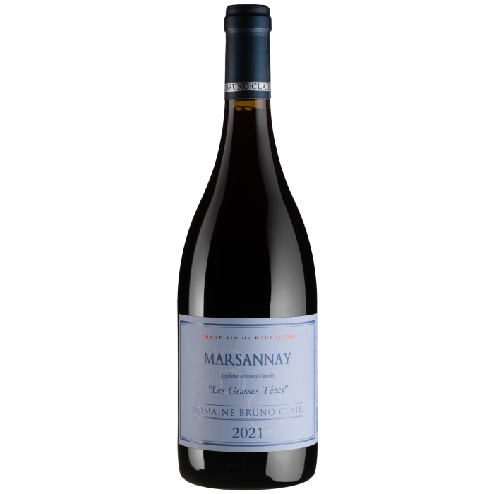 Вино Domaine Bruno Clair Marsannay Les Grasses Tetes / Марсаней Ле Грассе Тете 2021, червоне сухе, 0.75 л