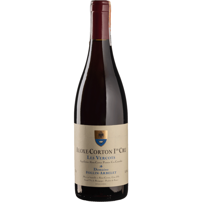 Вино Domaine Follin Arbelet Aloxe-Corton 1er Cru Les Vercots / Алокс-Кортон Прем'єр Крю Лє Верко 2021, червоне сухе, 0.75 л