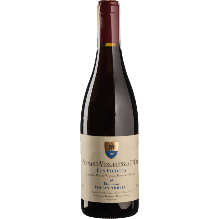 Вино Domaine Follin Arbelet Pernand-Vergelesses 1er Cru Les Fichots / Перно-Вержелє Прем'єр Крю Ле Фішо 2021, червоне сухе, 0.75 л