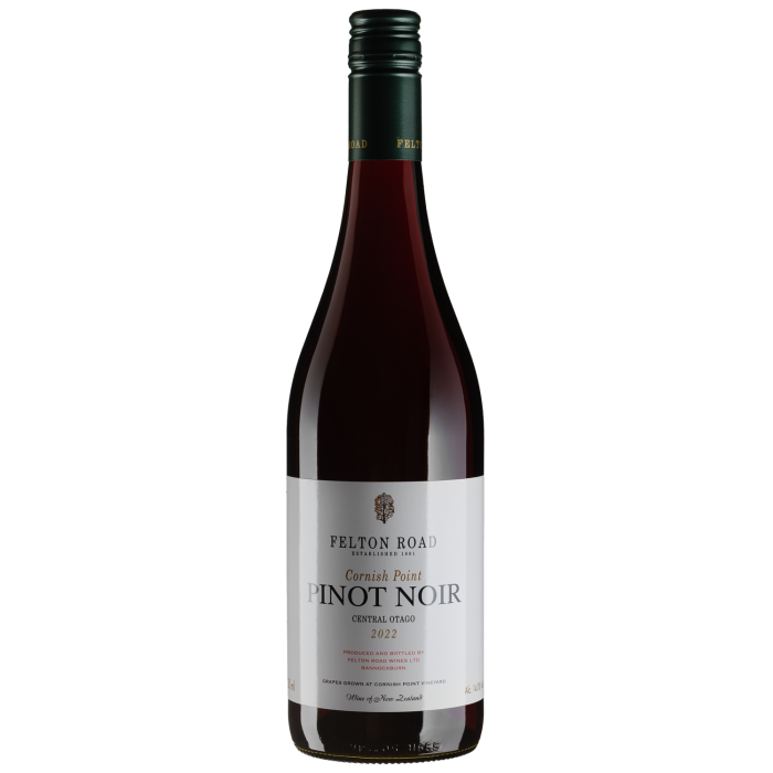 Вино Felton Road Pinot Noir Cornish Point / Піно Нуар Корніш Поінт 2022, червоне сухе, 0.75 л