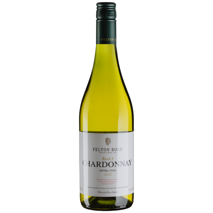 Вино Felton Road Chardonnay Block 2 / Шардоне Блок 2 2022, біле сухе, 0.75 л