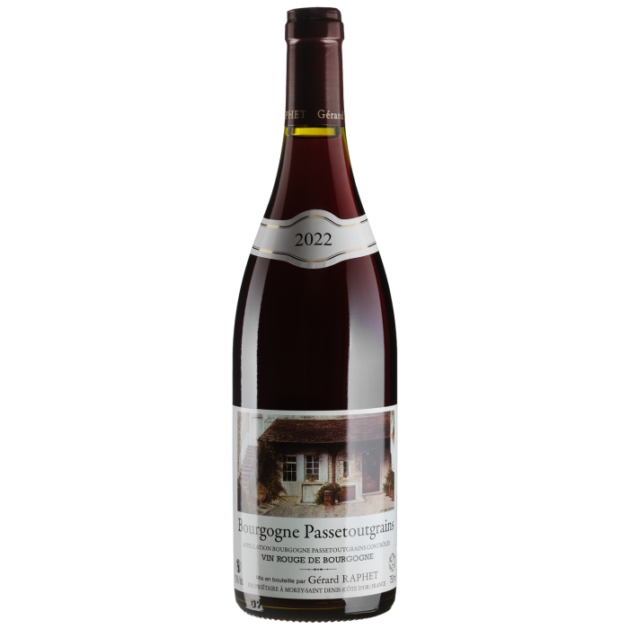 Вино Gerard Raphet Bourgogne Passetoutgrains / Бургунь Пасетугран 2022, червоне сухе, 0.75 л